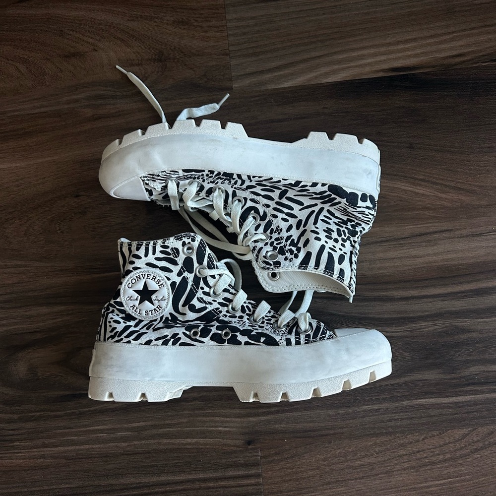 White High-Top Sneakers